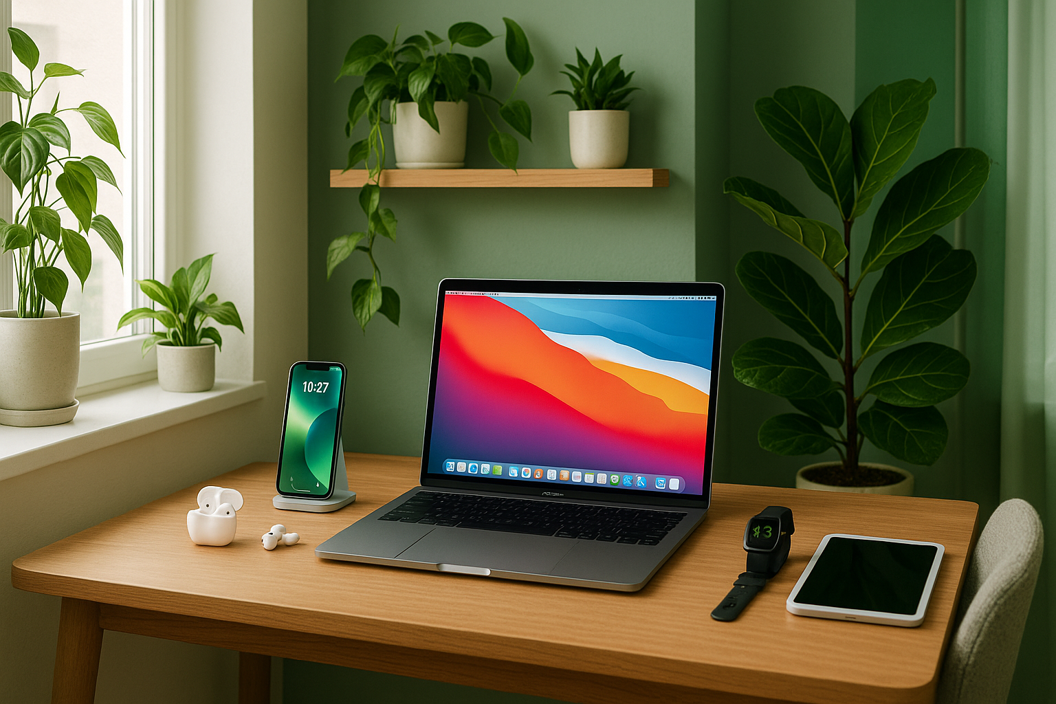 THIS FINE BUT CHAN GE THE WALLPAPER OF THE LAPTOP MAKE IT LIKE APPLE MACBOOK ONE 